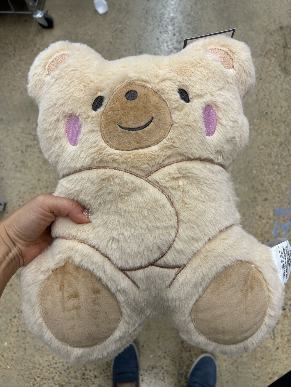 NWT Plush Bear Cuddle Pillow